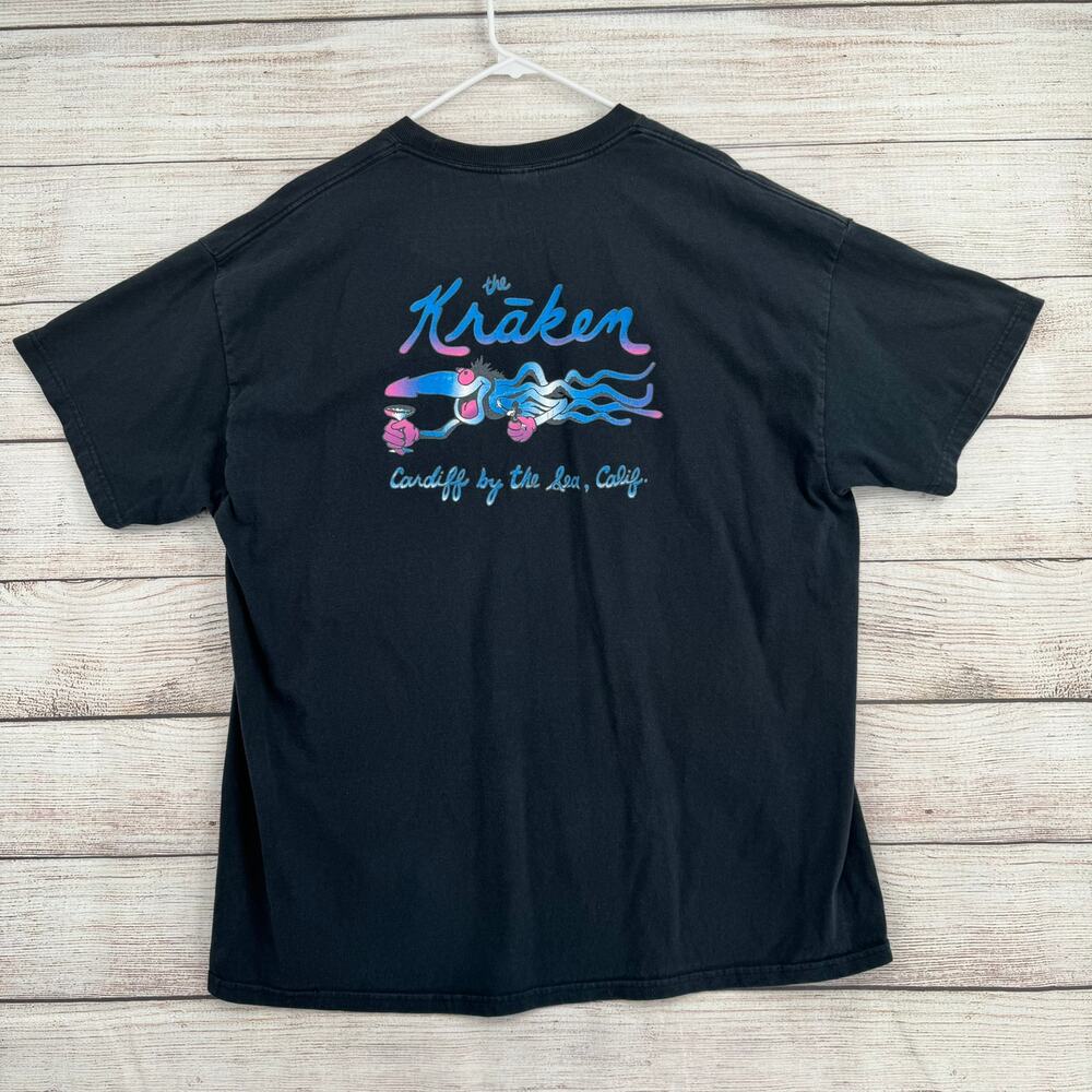 The‎ Kraken Cardiff by the Sea Bar by the Beach Adult 2XL Black San Diego